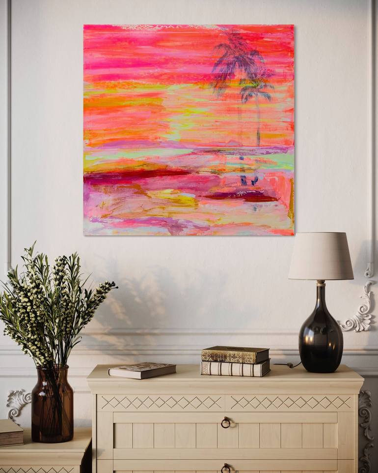 Original Abstract Landscape Painting by Kathryn Sillince