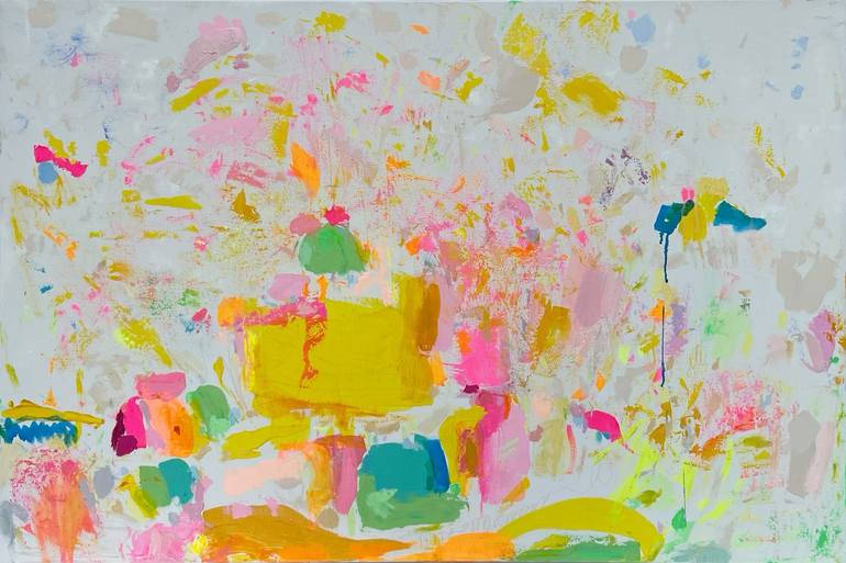 Original Abstract Expressionism Abstract Paintings by Kathryn Sillince