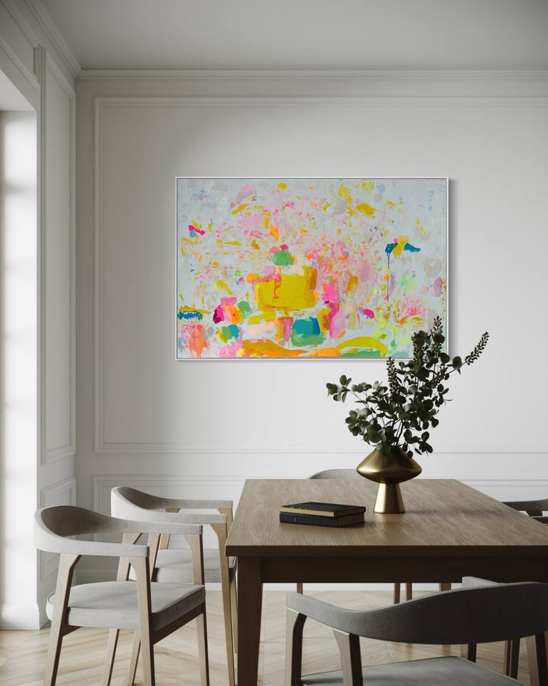 Original Abstract Expressionism Abstract Painting by Kathryn Sillince