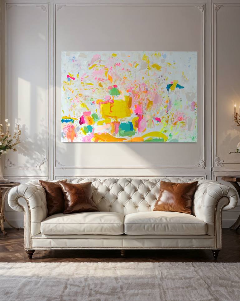 Original Abstract Expressionism Abstract Painting by Kathryn Sillince
