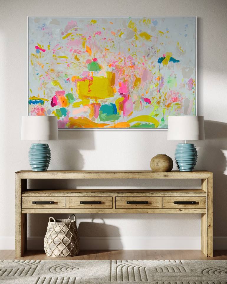 Original Abstract Expressionism Abstract Painting by Kathryn Sillince