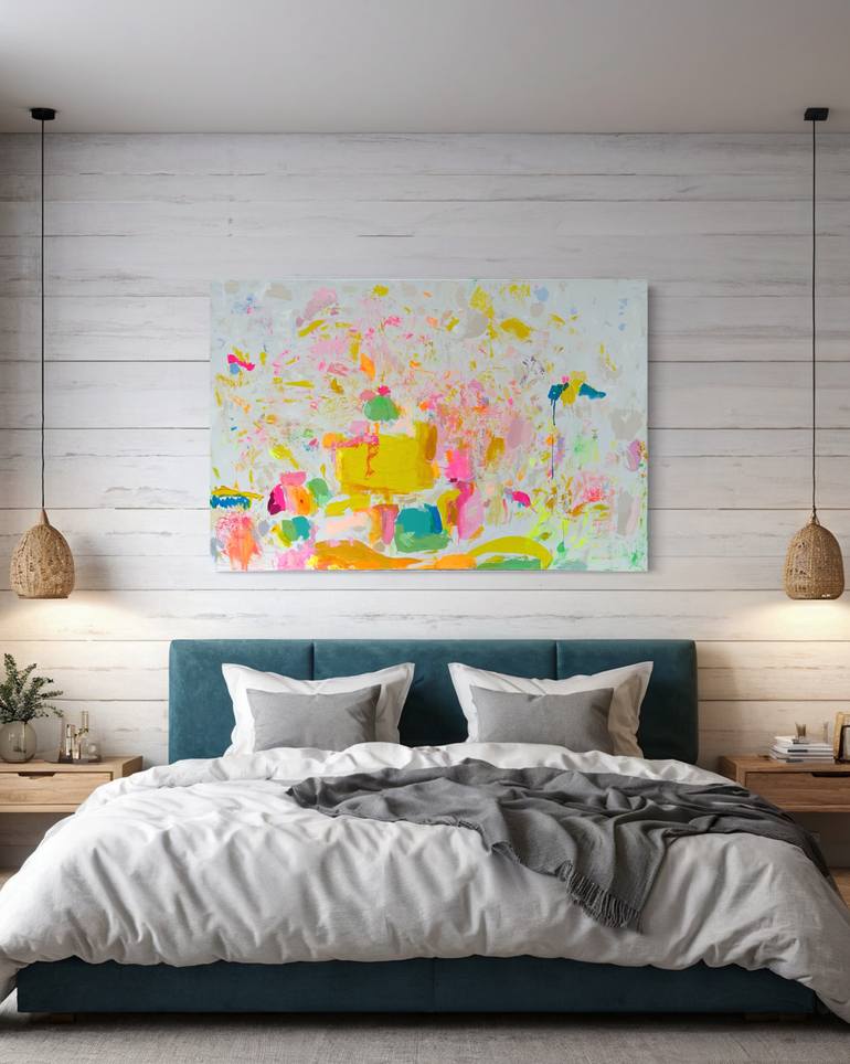 Original Abstract Expressionism Abstract Painting by Kathryn Sillince