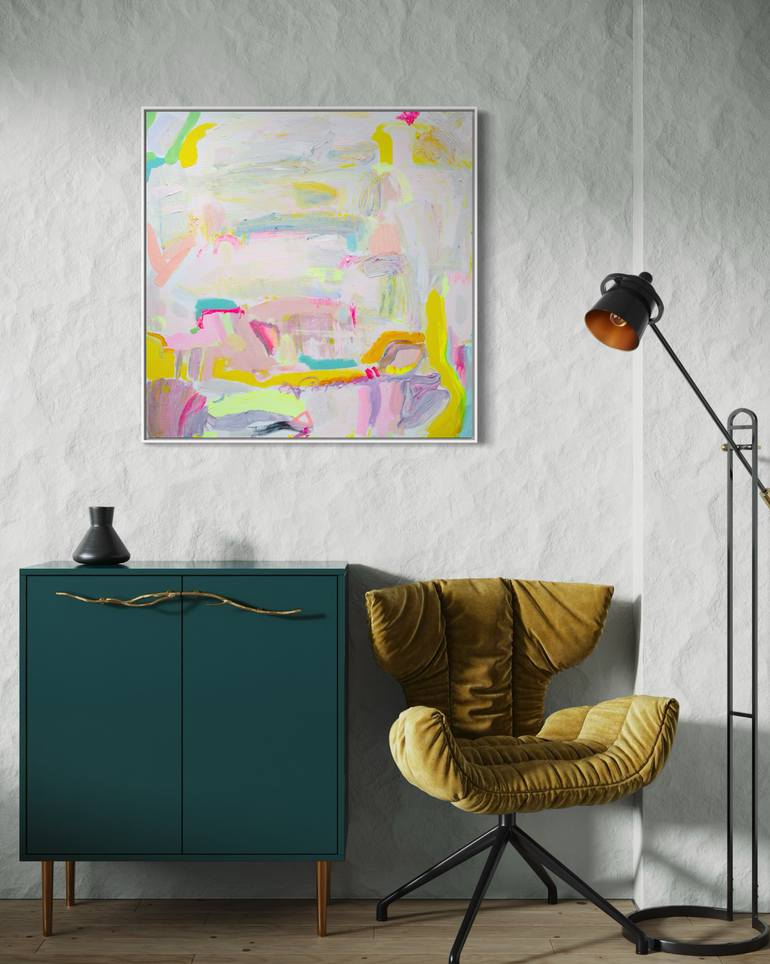 Original Abstract Expressionism Abstract Painting by Kathryn Sillince