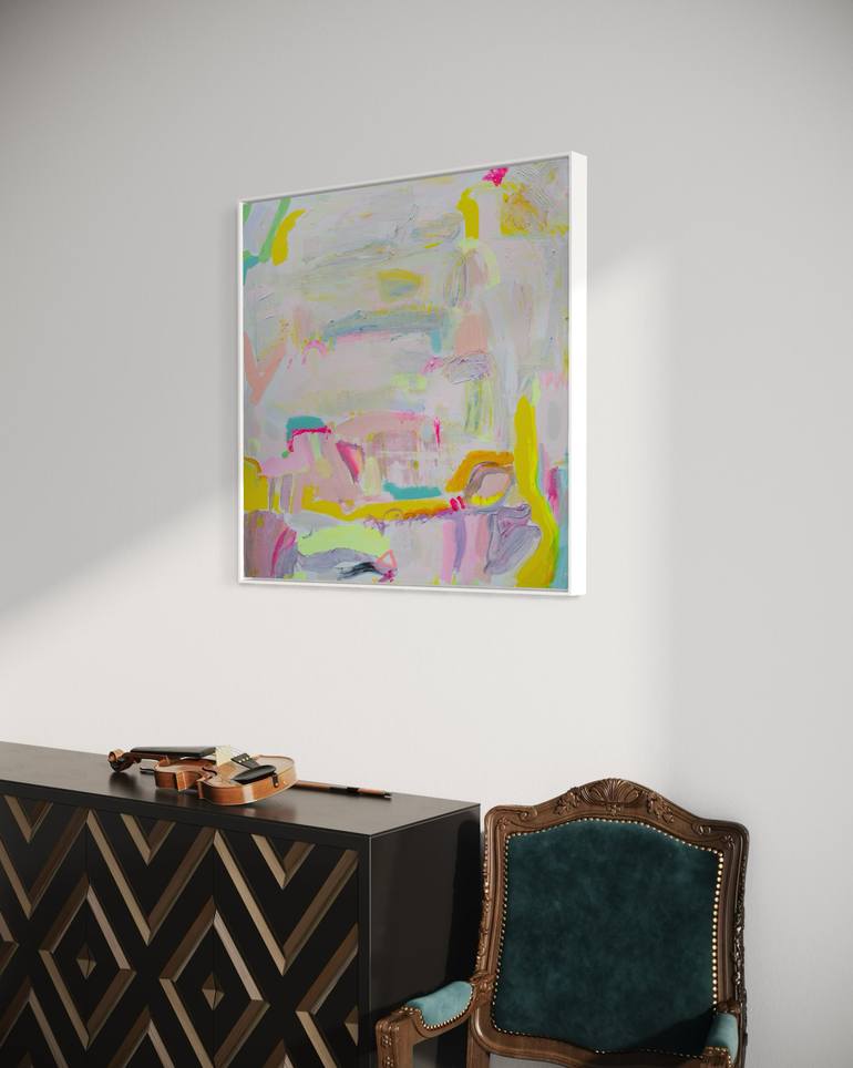 Original Abstract Expressionism Abstract Painting by Kathryn Sillince