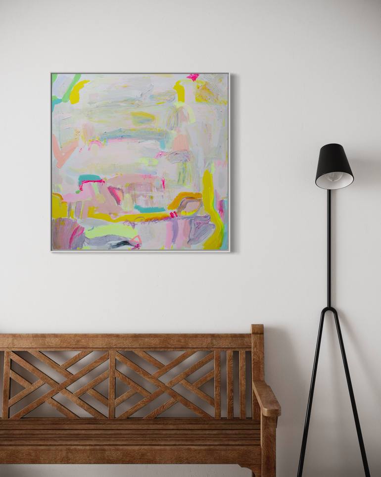 Original Abstract Expressionism Abstract Painting by Kathryn Sillince