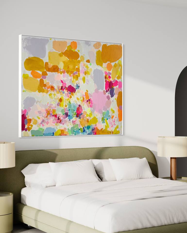 Original Abstract Expressionism Abstract Painting by Kathryn Sillince