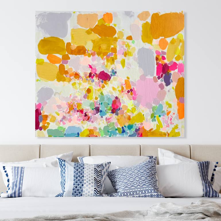 Original Abstract Expressionism Abstract Painting by Kathryn Sillince