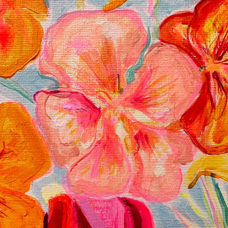 Original Contemporary Floral Painting by Kathryn Sillince
