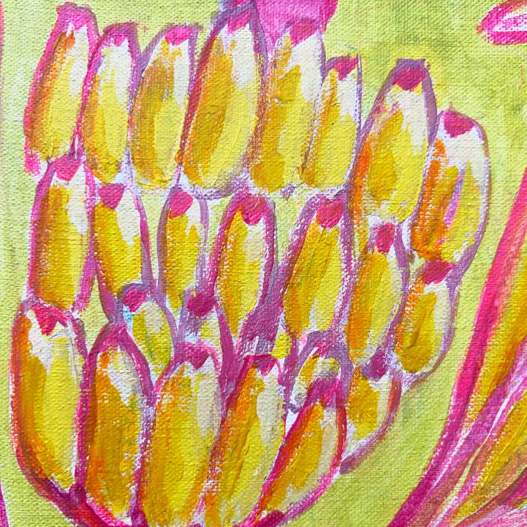 Original Contemporary Floral Painting by Kathryn Sillince