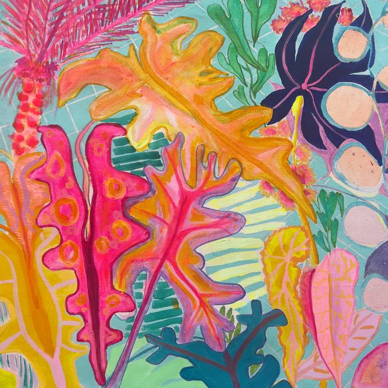 Original Contemporary Floral Painting by Kathryn Sillince