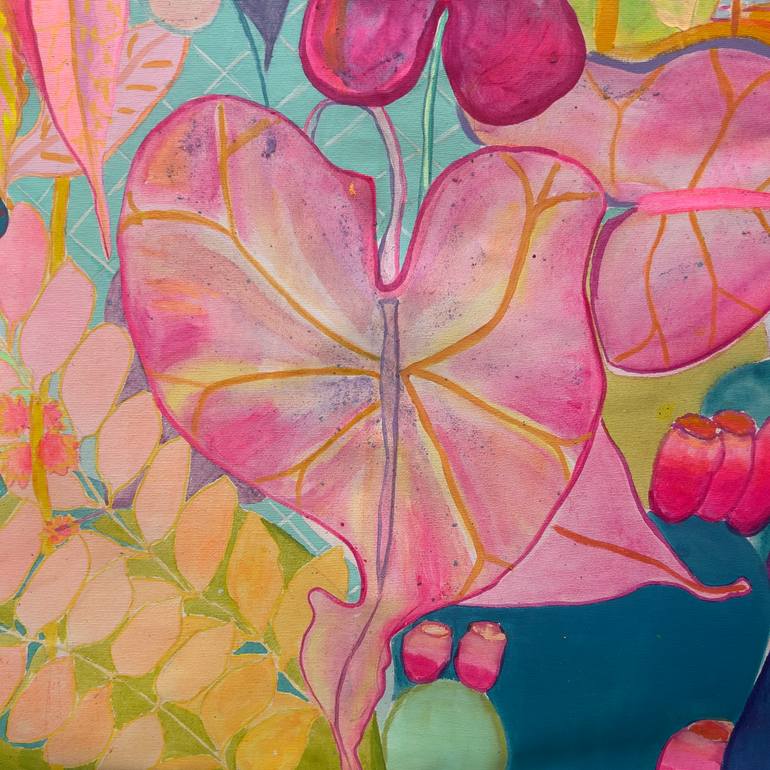 Original Contemporary Floral Painting by Kathryn Sillince