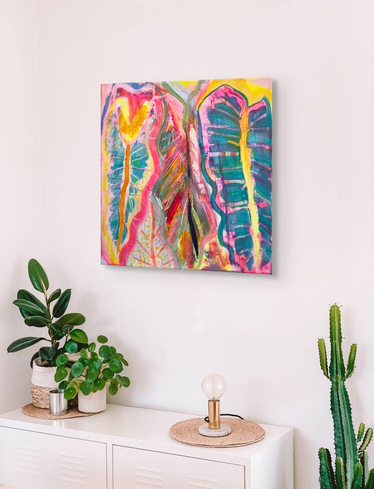 Original Contemporary Floral Painting by Kathryn Sillince