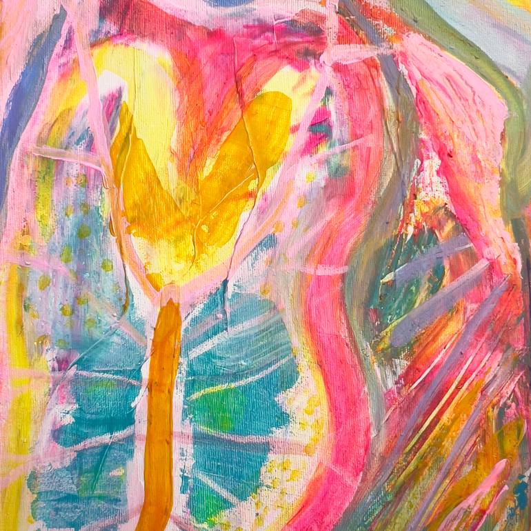 Original Contemporary Floral Painting by Kathryn Sillince
