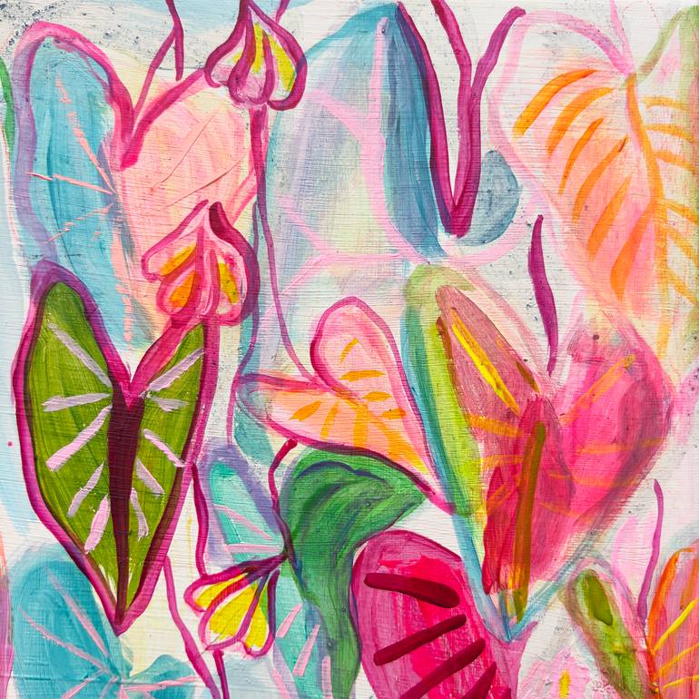 Original Contemporary Floral Painting by Kathryn Sillince