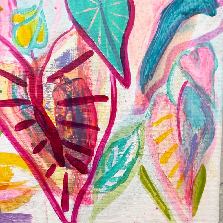Original Contemporary Floral Painting by Kathryn Sillince