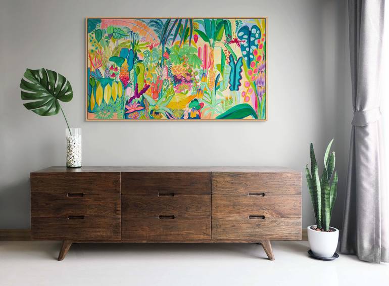 Original Contemporary Floral Painting by Kathryn Sillince