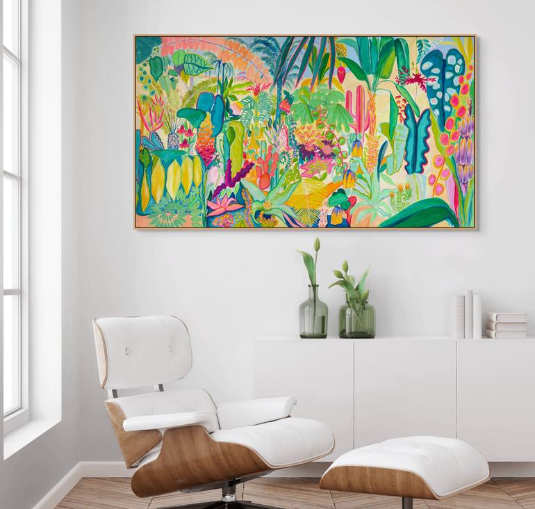 Original Contemporary Floral Painting by Kathryn Sillince