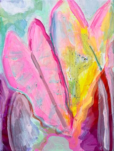 Original Contemporary Floral Painting by Kathryn Sillince