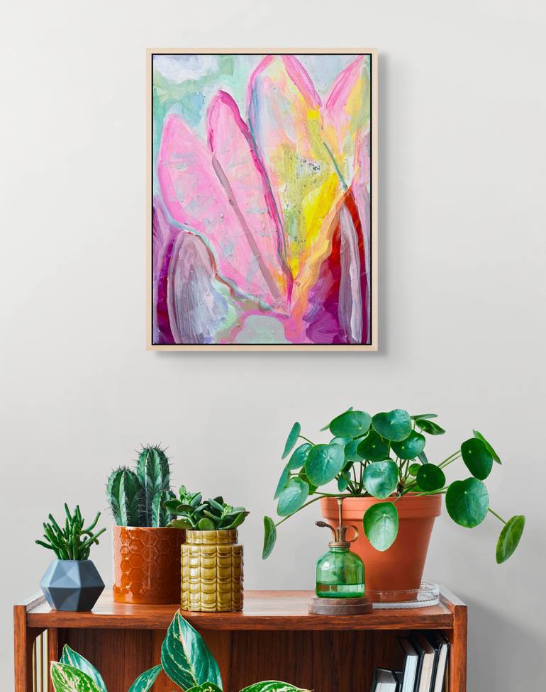 Original Contemporary Floral Painting by Kathryn Sillince