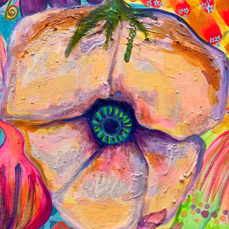 Original Classicism Floral Painting by Kathryn Sillince