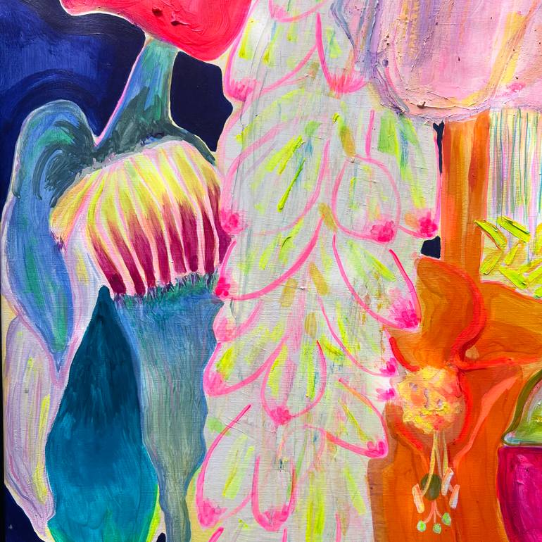 Original Classicism Floral Painting by Kathryn Sillince