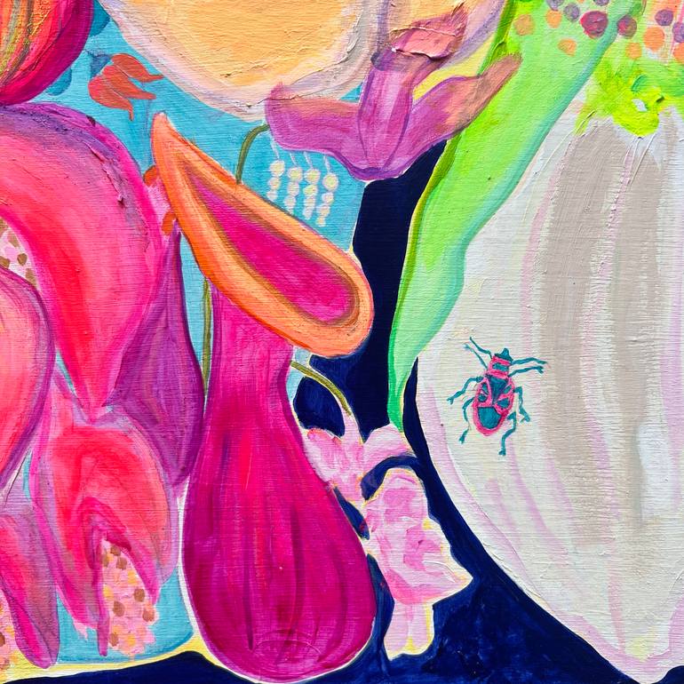 Original Classicism Floral Painting by Kathryn Sillince