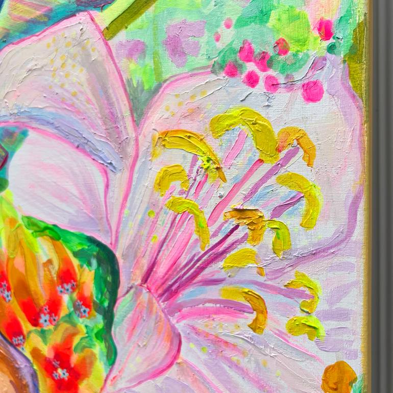 Original Classicism Floral Painting by Kathryn Sillince