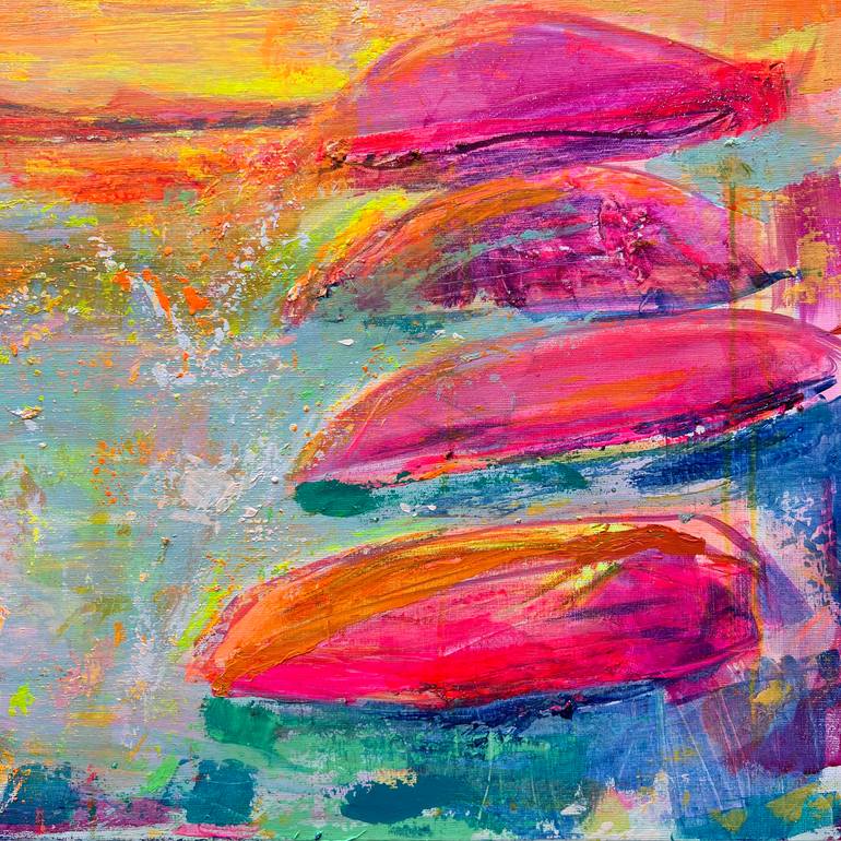 Original Abstract Expressionism Landscape Painting by Kathryn Sillince
