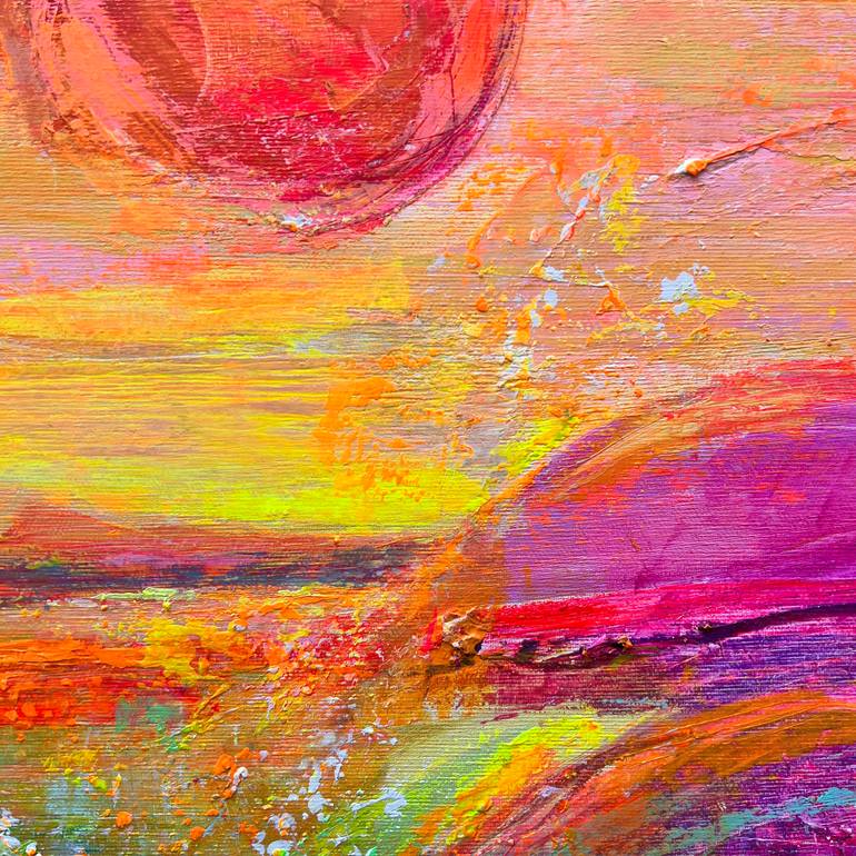 Original Abstract Expressionism Landscape Painting by Kathryn Sillince
