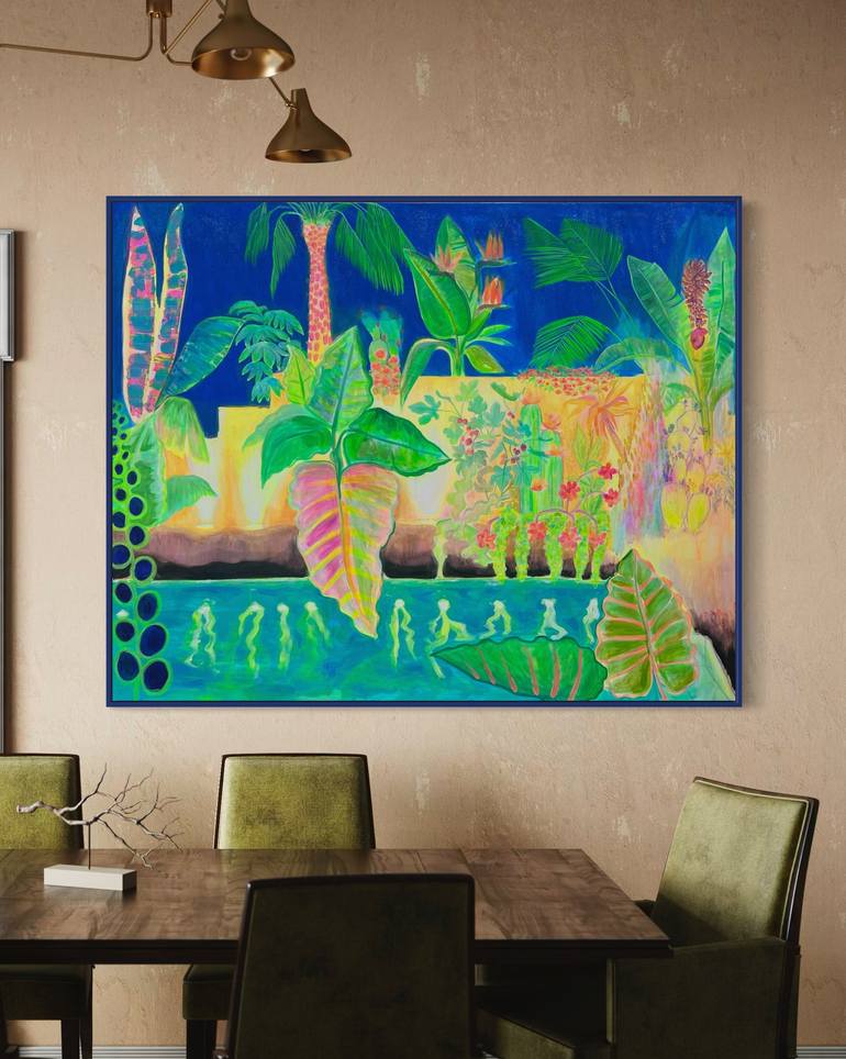 Original Abstract Expressionism Landscape Painting by Kathryn Sillince
