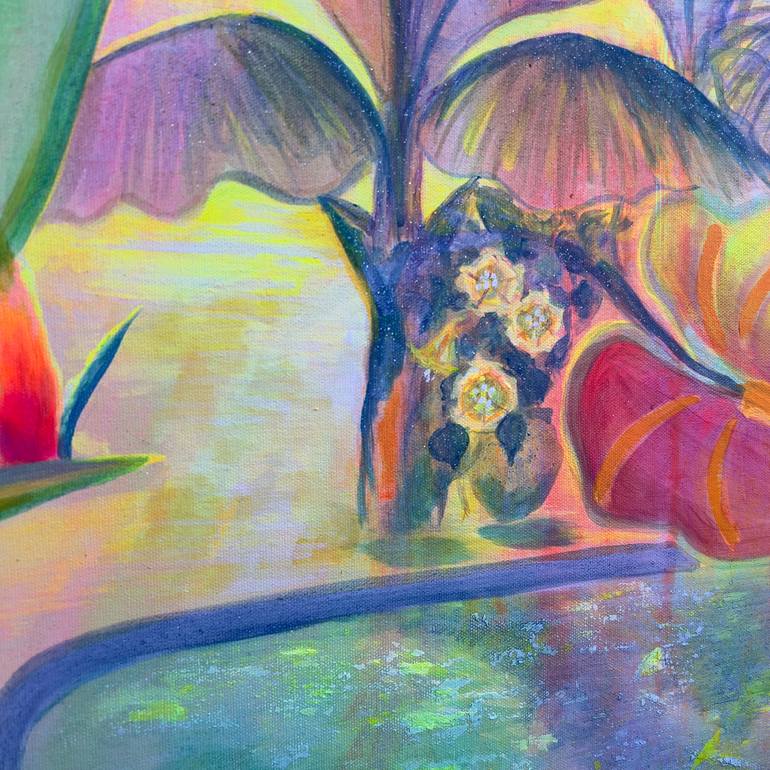 Original Abstract Expressionism Landscape Painting by Kathryn Sillince