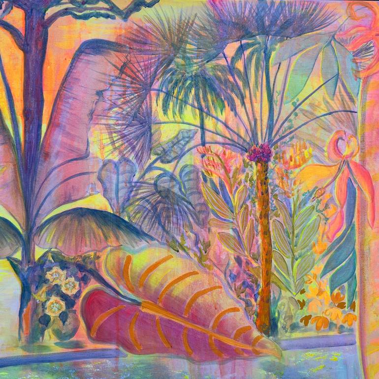 Original Abstract Expressionism Landscape Painting by Kathryn Sillince
