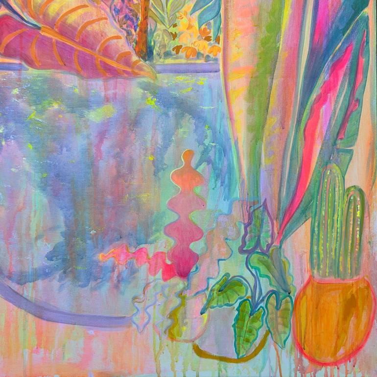 Original Abstract Expressionism Landscape Painting by Kathryn Sillince