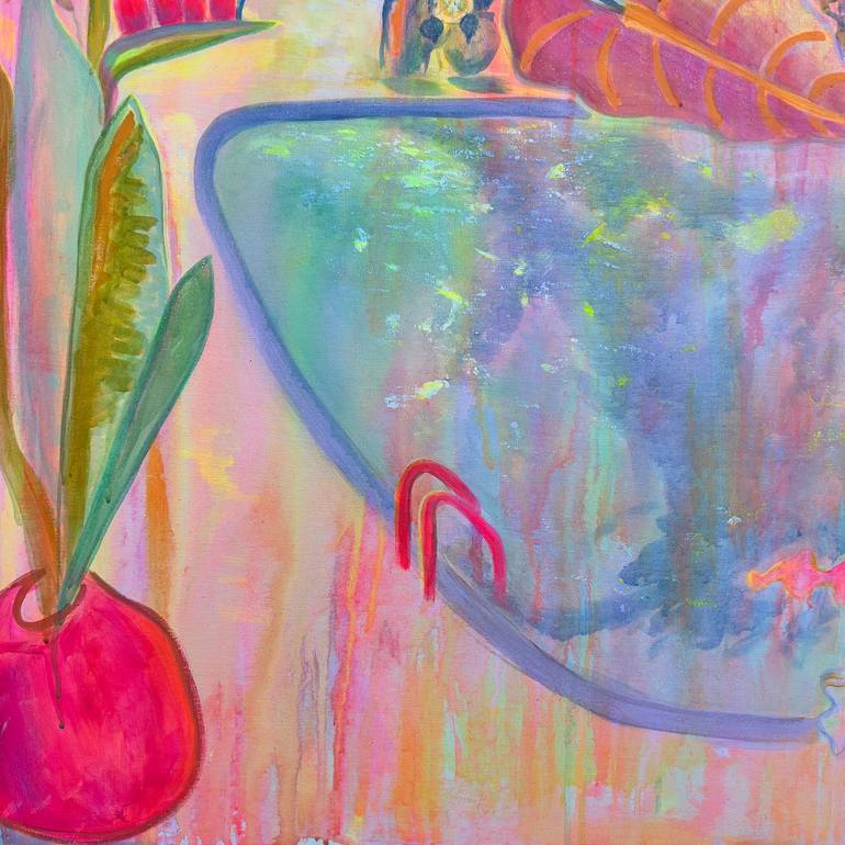 Original Abstract Expressionism Landscape Painting by Kathryn Sillince