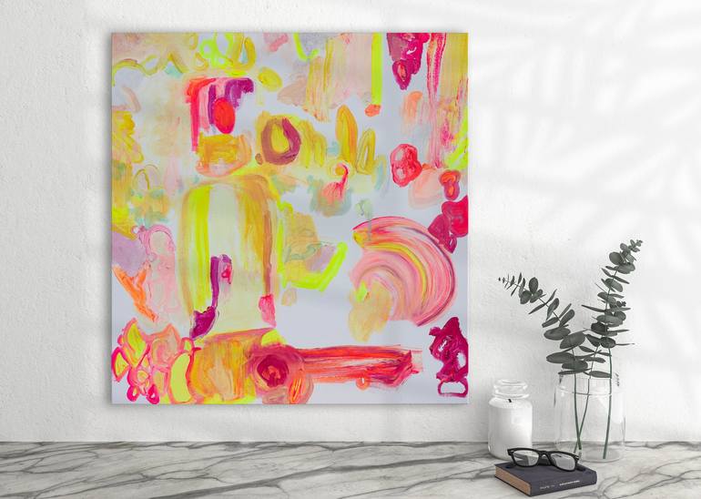 Original Fine Art Abstract Painting by Kathryn Sillince