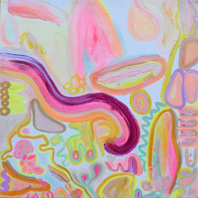 Original Abstract Expressionism Abstract Painting by Kathryn Sillince