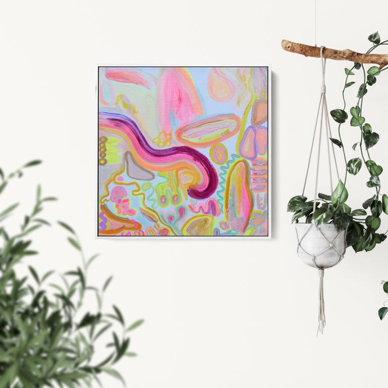 Original Abstract Expressionism Abstract Painting by Kathryn Sillince