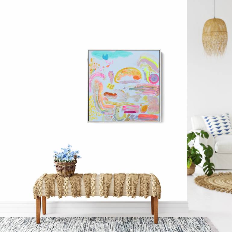 Original Abstract Expressionism Abstract Painting by Kathryn Sillince