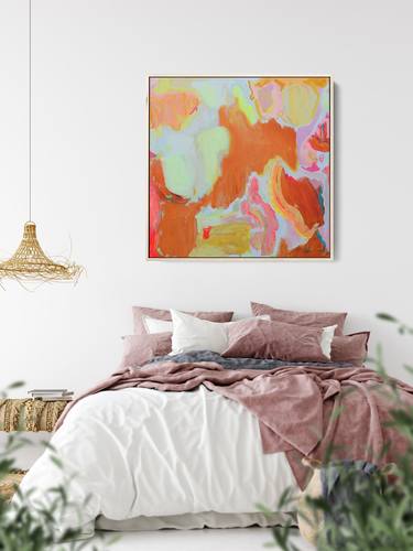Original Abstract Expressionism Abstract Paintings by Kathryn Sillince
