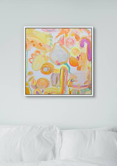 Original Fine Art Abstract Paintings by Kathryn Sillince