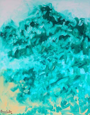 Original Abstract Nature Painting by Chico Coelho