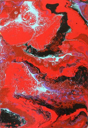 Print of Abstract Expressionism Abstract Paintings by Janet Lutova