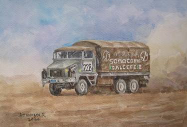 Original Car Painting by Reda Dennoun