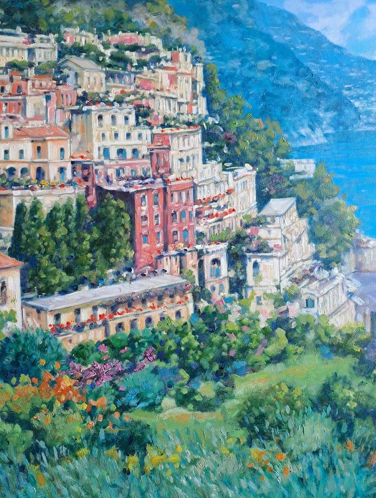 Original Impressionism Seascape Painting by Claudio Ciardi