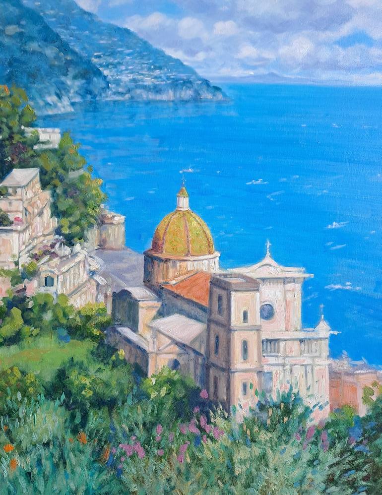 Original Impressionism Seascape Painting by Claudio Ciardi