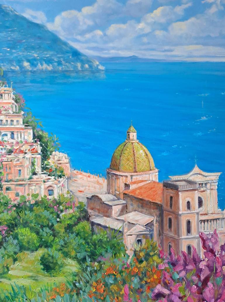 Original Impressionism Seascape Painting by Claudio Ciardi