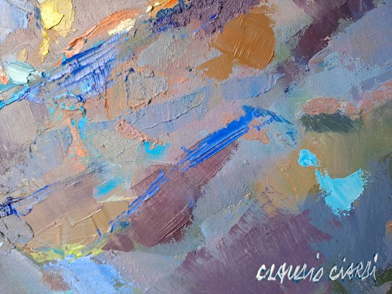 Original Abstract Landscape Painting by Claudio Ciardi