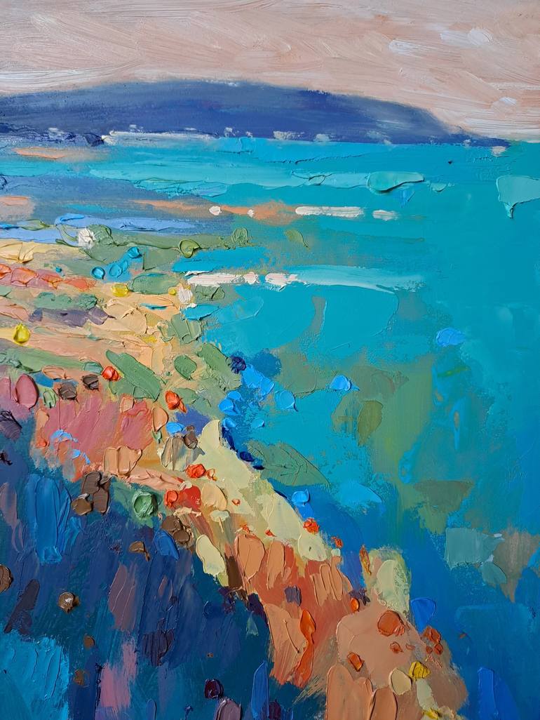 Original Abstract Seascape Painting by Claudio Ciardi
