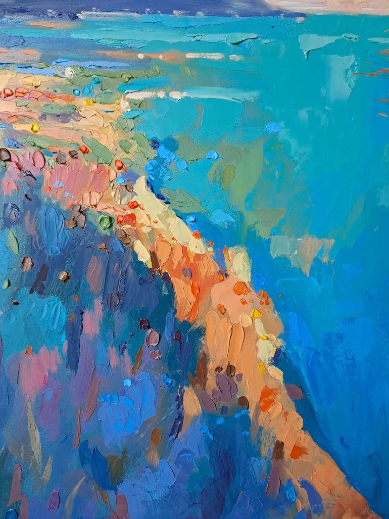 Original Abstract Seascape Painting by Claudio Ciardi