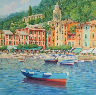 Original Impressionism Places Painting by Claudio Ciardi